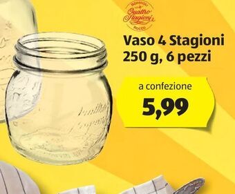 ALDI Vaso 4 stagioni 250 g 6 pezzi offerta