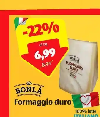 ALDI Formaggio duro bonla offerta