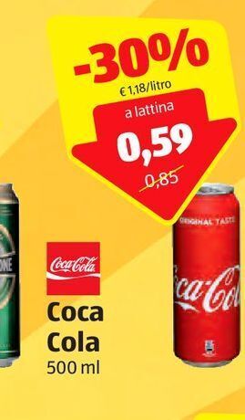 ALDI Coca-cola 500 ml offerta