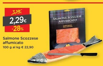 DPiù Salmone Scozzese Affumicato offerta