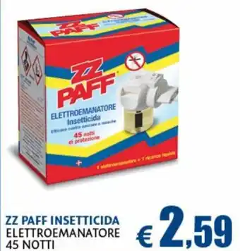 Casa & Co ZZ Paff Insetticida Elettroemanatore 45 notti offerta