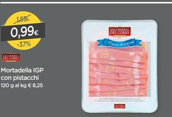 DPiù Salumeria del corso Mortadella Igp Con Pistacchi offerta