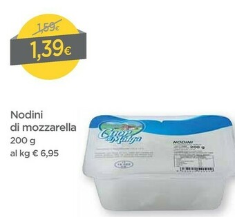 DPiù Cuor Di Malga Nodini Di Mozzarella offerta