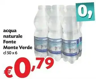 Pam Monte Verde Acqua Naturale Fonte offerta