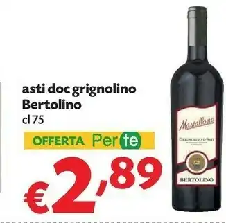 Pam Bertolino Asti Doc Grignolino offerta