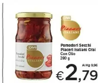 Crai Crai - Pomodori Secchi Piaceri Italiani Con Olio 280 G offerta