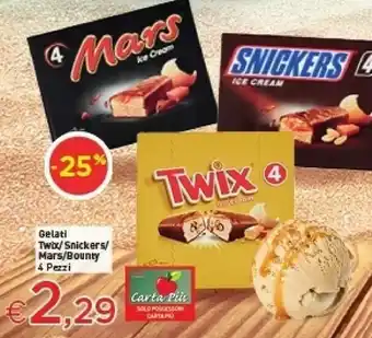 Crai Mars Gelati 4 Pezzi offerta