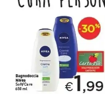 Crai Nivea Creme Care Bagnodoccia 650 Ml offerta