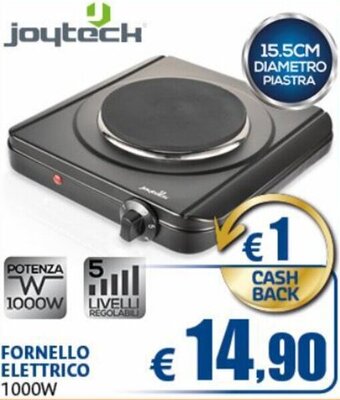 Casa & Co Joyteck Fornello Elettrico 1000W offerta