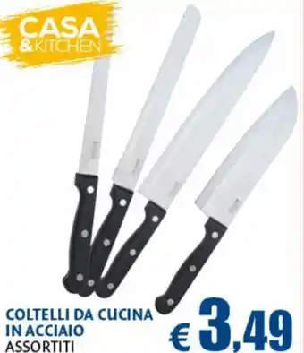 Casa & Co Casa & Kitchen Coltelli da Cucina in Acciaio offerta