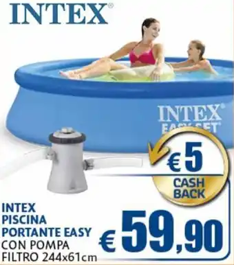 Casa & Co Intex Piscina Portante Easy 244x61cm offerta
