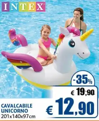 Casa & Co Intex Cavalcabile Unicorno 210x140x97 cm offerta