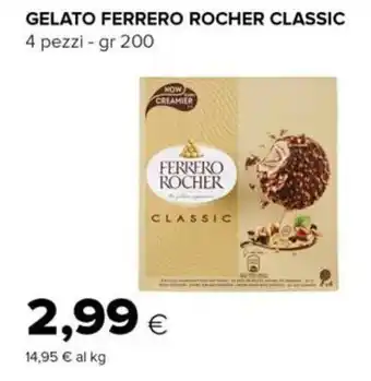 Tigre Ferrero Rocher Gelato Classic 4 pezzi gr 200 offerta