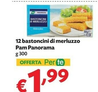 Pam Pam&Panorama - Bastoncini Di Merluzzo offerta