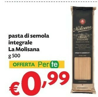 Pam La Molisana Pasta Di Semola Integrale offerta