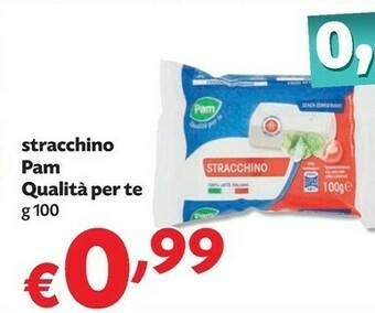 Pam Pam & Panorama - Stracchino 100 G(ml) offerta