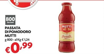 Pam Mutti Passata di pomodoro offerta