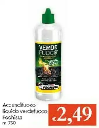 Galassia Fochista Accendifuoco Liquido Verdefuoco offerta