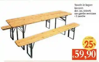 Galassia Tavolo In Legno offerta