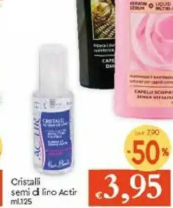 Galassia Cristalli Semi Di Lino Actir offerta