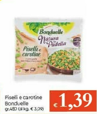 Galassia Bonduelle Natura In Padella Piselli E Carotine 450 G(ml) offerta