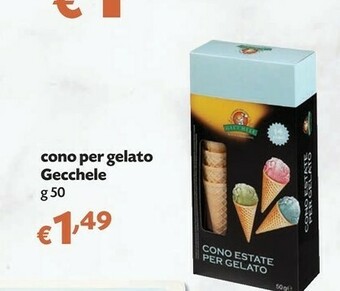 Pam Gecchele Cono Estate Per Gelato offerta