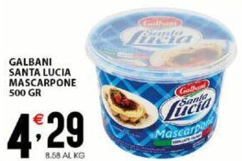 Sisa Galbani Santa Lucia Mascarpone 500 gr offerta