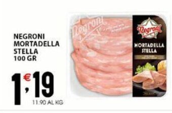 Sisa Negroni Mortadella Stella 100 gr offerta