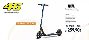 Unieuro KD1 Monopattino Elettrico offerta