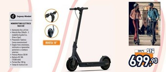 Unieuro Ninebot By Segway Ninebot KickScooter MAX G30 Powered By Segway offerta
