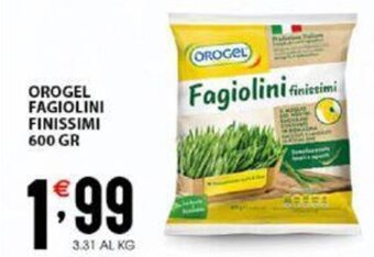 Sisa Orogel Fagiolini Finissimi 600 gr offerta