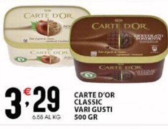 Sisa Carte D'or Classic vari gusti 500 gr offerta