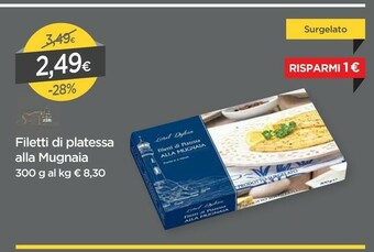 DPiù Filetti Di Platessa Alla Mugnaia offerta