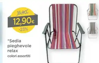 DPiù Sedia Pieghevole Relax offerta