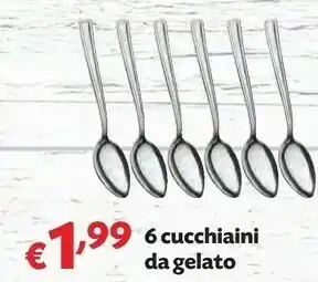 Pam 6 Cucchiaini Da Gelato offerta