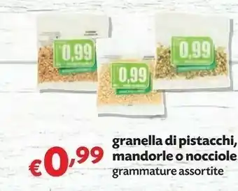 Pam Granella Di Pistacchi, Mandorle O Nocciole offerta