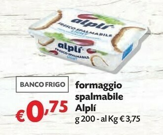 Pam Alplì Formaggio Spalmabile offerta