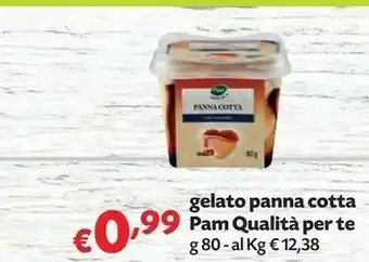 Pam Pam Qualità Per Te Gelato Panna Cotta offerta