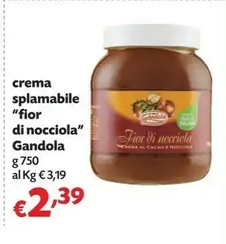 Pam Gandola Crema al cioccolato offerta
