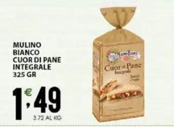 Sisa Mulino Bianco Cuor di Pane Integrale 325 gr offerta