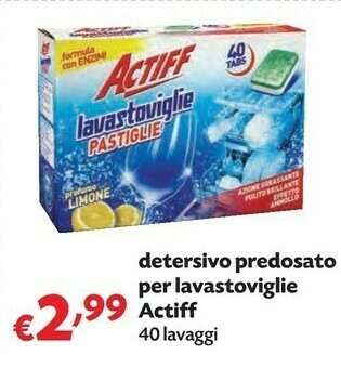 Pam Actiff Detersivo Predosato Per Lavastoviglie offerta