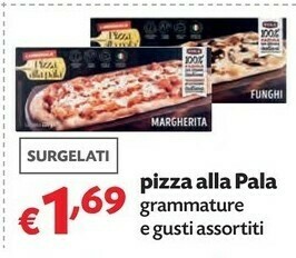 Pam Pizza alla pala Margherita offerta