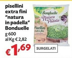 Pam Bonduelle Pisellini Extra Fini Natura In Padella offerta