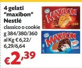 Pam Nestlè Maxibon Cookie 360 G(ml) offerta