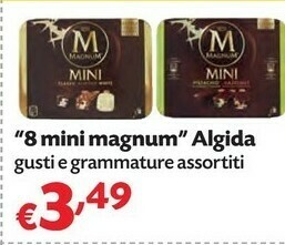 Pam Algida 8 Mini Magnum offerta
