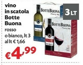 Bottebuona Vino In Scatola