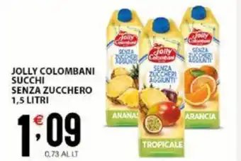 Sisa Jolly Colombani Succhi Senza Zucchero 1,5 litri offerta