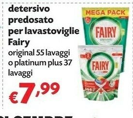 Pam Fairy Detersivo Predosato Per Lavastoviglie offerta