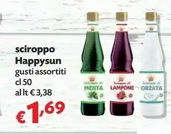 Pam Happysun Sciroppo offerta
