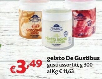Pam De Gustibus Gelato offerta